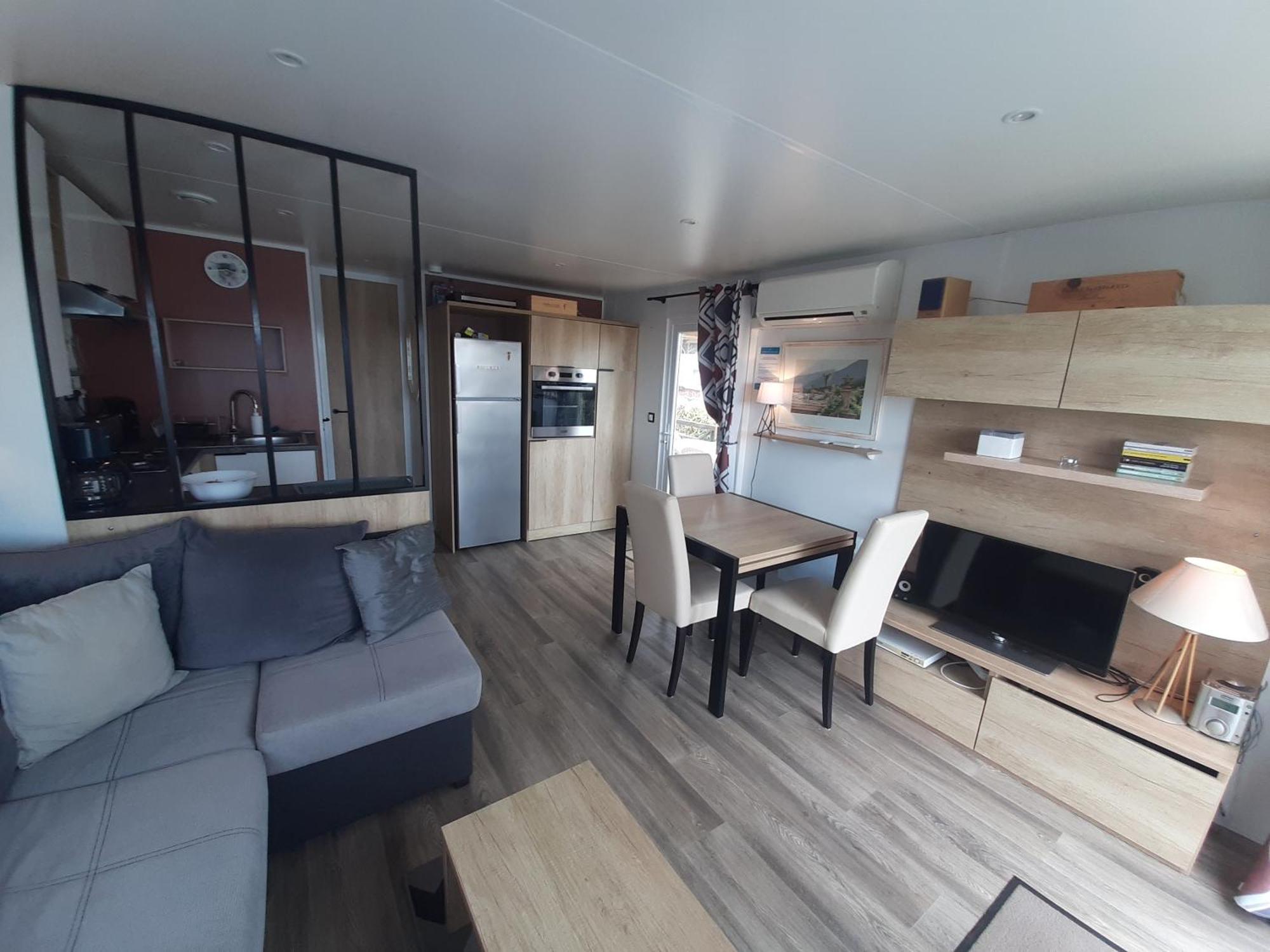 Serenity 565 Au Lac Des Reves-Camping 4 Etoiles-Mobil Home 3Ch-6Pl-Clim-Sdb- Wc Separe-Au Calme, Belle Vue Sur Le Lac, Sans Vis A Vis 라테 외부 사진